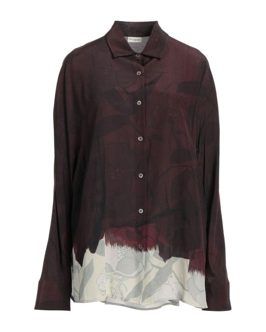 Dries Van Noten Brown Hemd