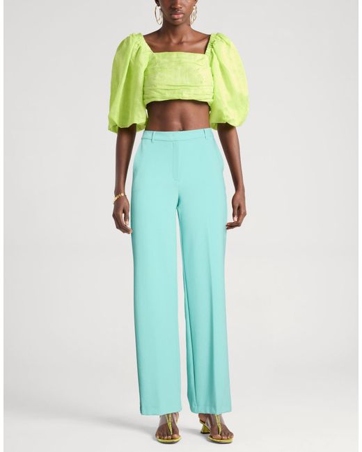 Pennyblack Blue Pants Polyester, Viscose, Elastane