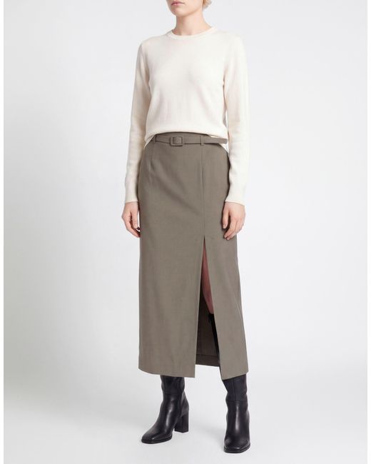 Marella Gray Midi Skirt