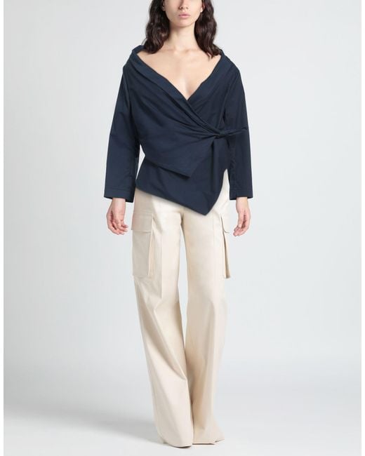 ALESSIA SANTI Blue Top