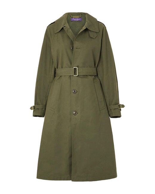 Ralph Lauren Green Overcoat & Trench Coat