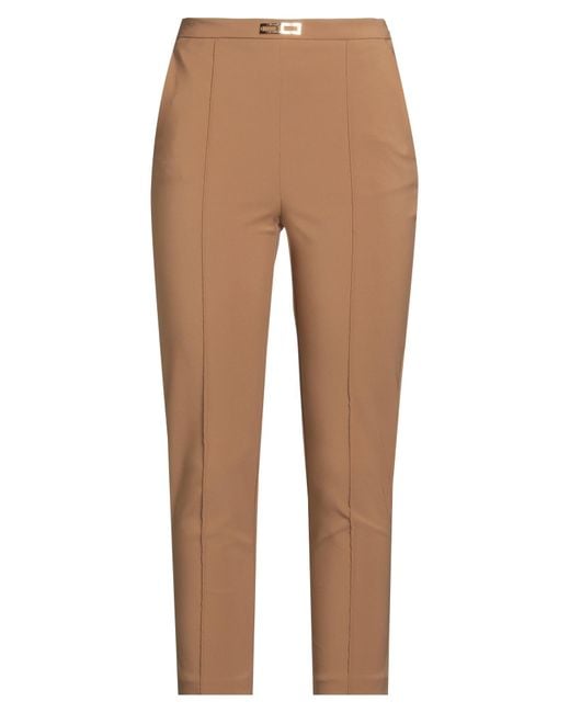 Pantalon Elisabetta Franchi en coloris Natural