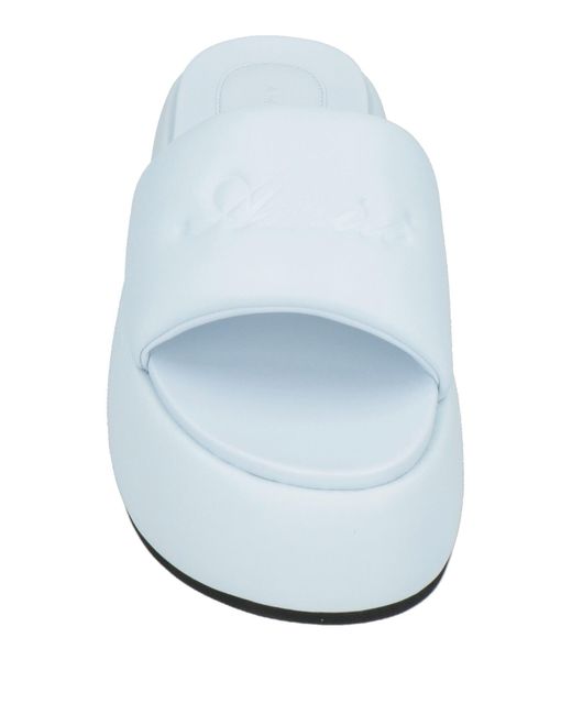 Amiri White Sandals Leather