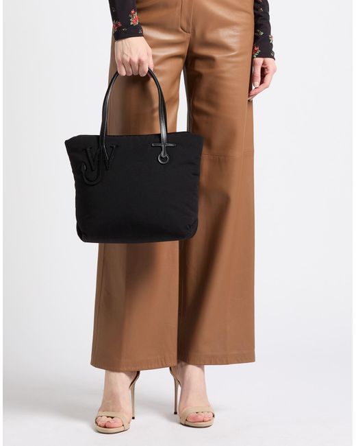 J.W. Anderson Black Handbag Textile Fibers, Leather