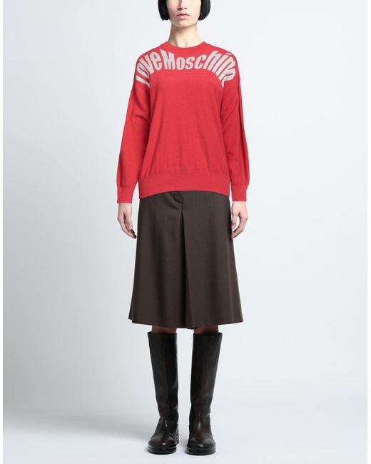 Love Moschino Red Jumper