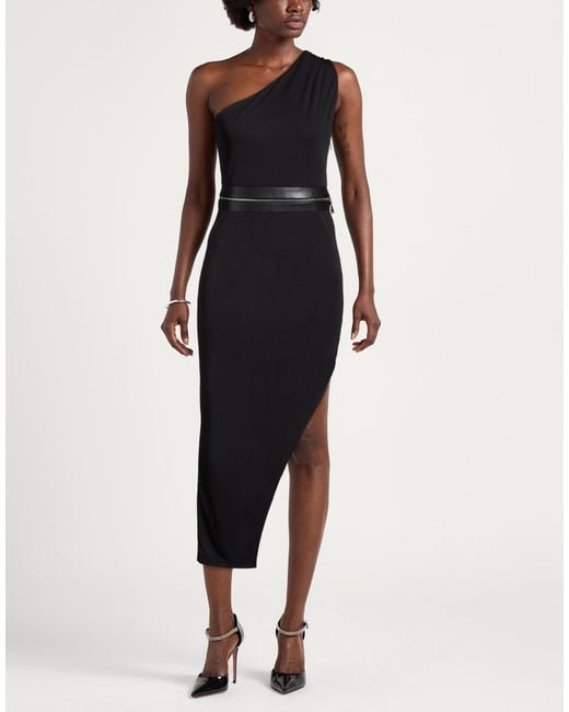 Patrizia Pepe Black Midi Dresses
