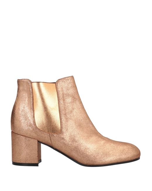 Pollini Natural Ankle Boots
