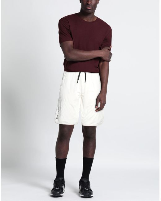 3 MONCLER GRENOBLE White Shorts & Bermuda Shorts for men