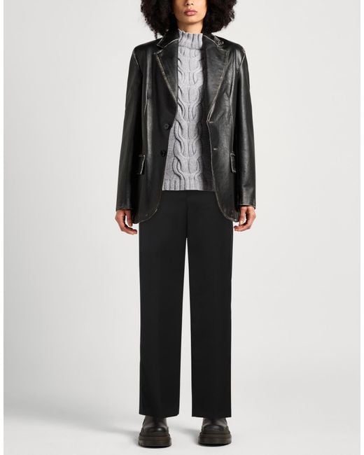 Isabel Marant Black Pants Wool, Polyester