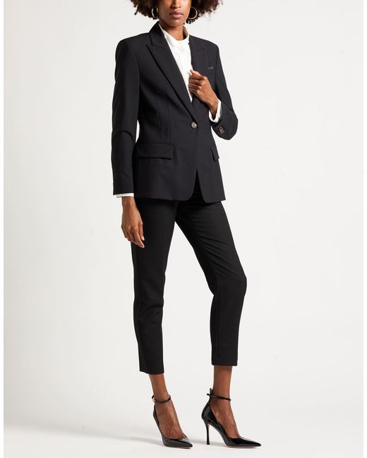 Brunello Cucinelli Black Blazer Virgin Wool, Polyamide, Elastane, Ecobrass