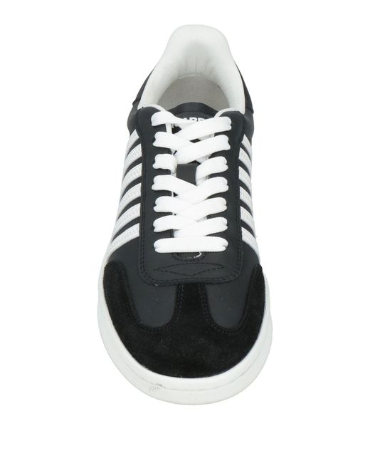 DSquared² Black Sneakers Leather