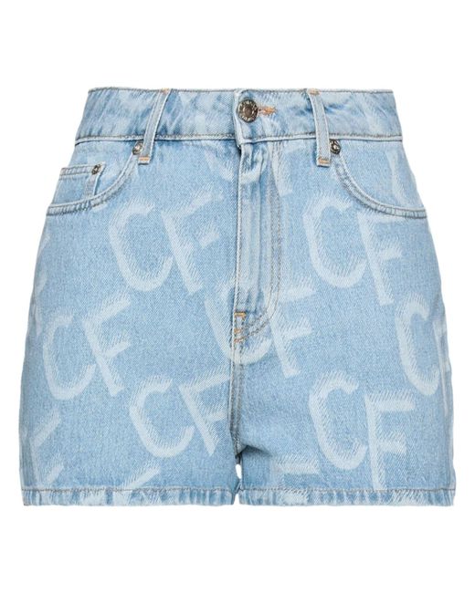 Chiara Ferragni Denim Shorts in Blue | Lyst