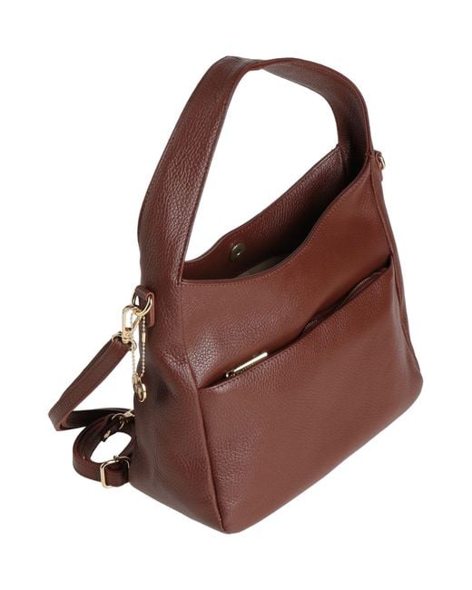Laura Di Maggio Brown Handbag Leather
