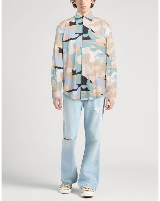 MSGM Blue Shirt for men