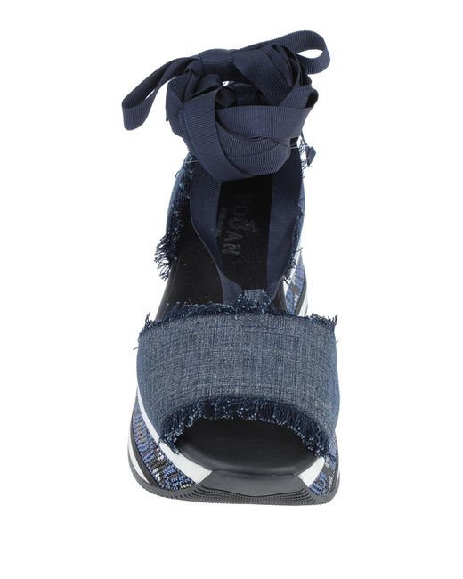 Hogan Blue Sandals