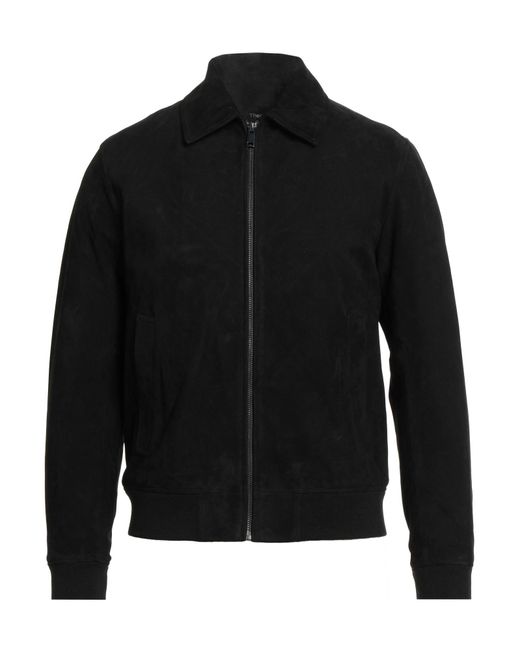 Theory Black Jacket Lambskin for men