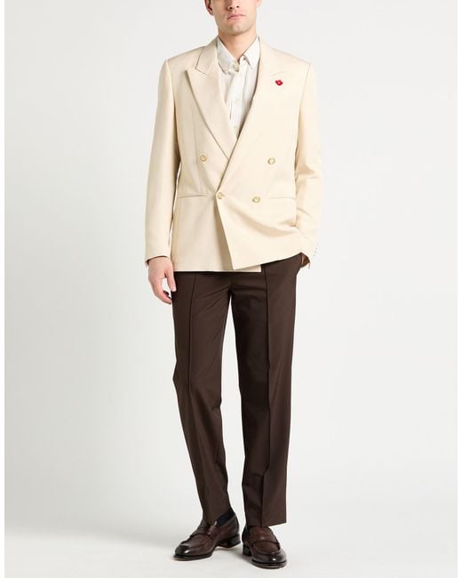 Lardini Natural Blazer Viscose, Elastane for men