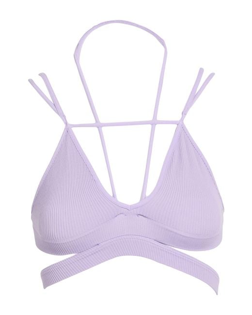 ANDREADAMO Purple Lilac Top Polyamide, Elastane