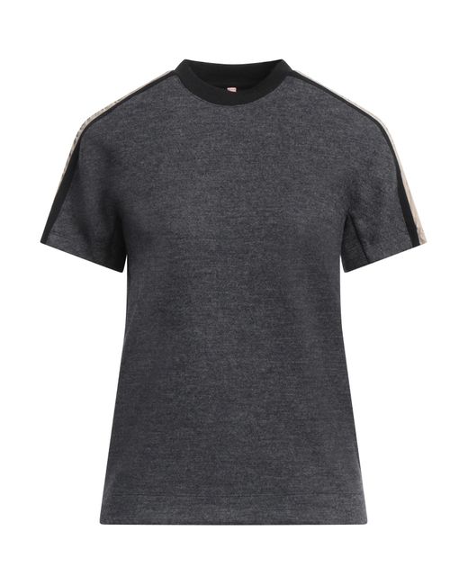 No Ka 'oi Black Steel T-Shirt Wool, Polyamide, Elastane