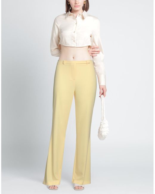 Patrizia Pepe Yellow Trouser