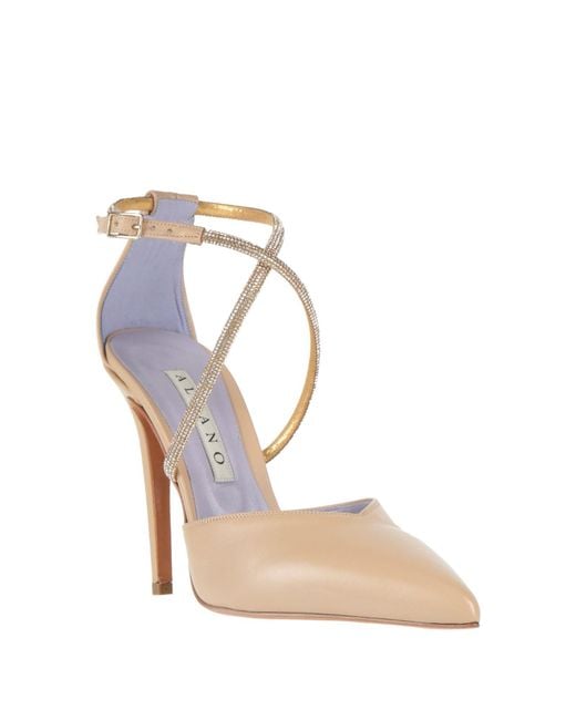 Albano Metallic Pumps Leather