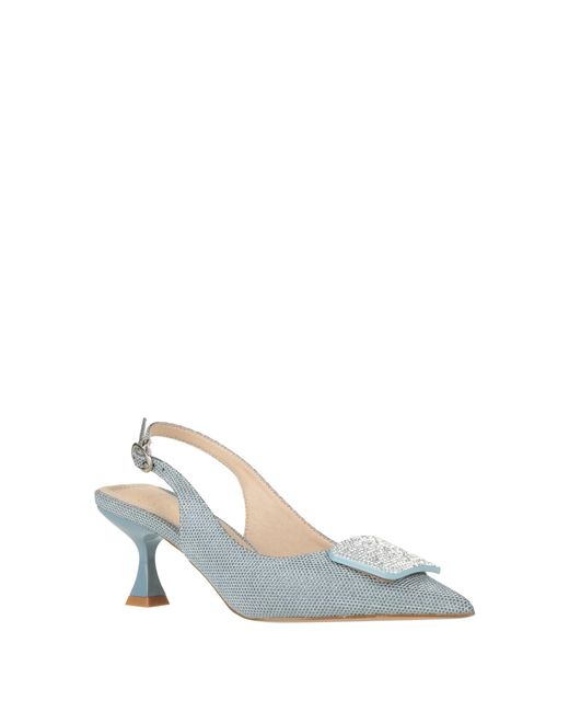 Twenty Four Haitch Metallic Pumps