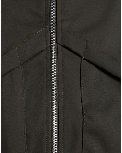 DISCLAIMER Black Military Jacket Polyester, Elastane for men