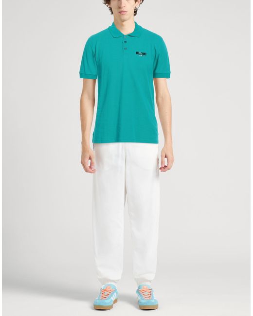 Moschino Blue Polo Shirt Cotton for men