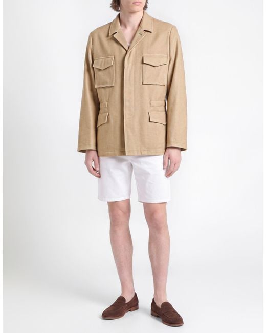Boglioli Natural Sand Jacket Virgin Wool, Polyester for men