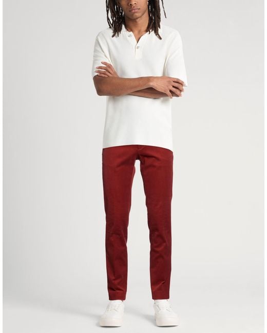 Berwich Red Pants for men