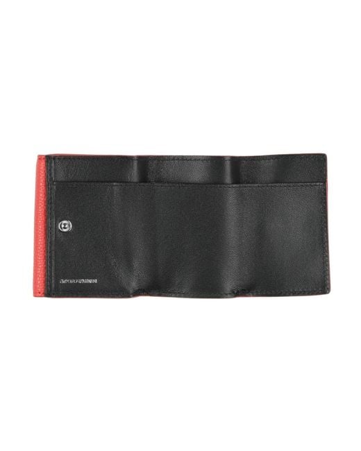 Emporio Armani Red Wallets