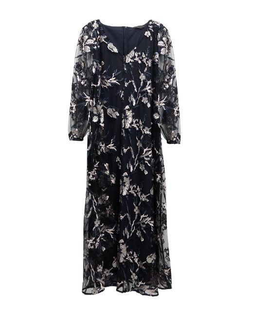 Marina Rinaldi Black Maxi Dress Polyester