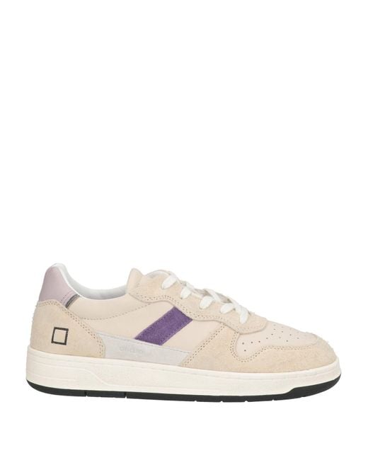 Date White Sneakers Leather