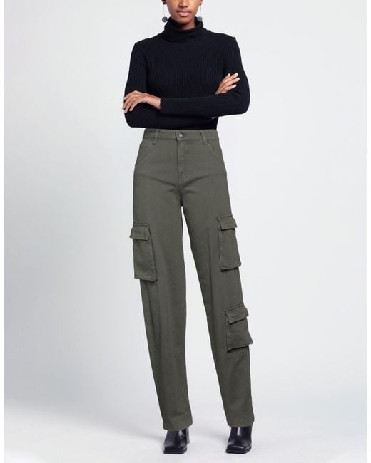 SOLOTRE Gray Pants Cotton