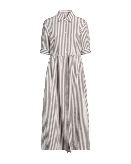 Camicettasnob Gray Maxi-Kleid