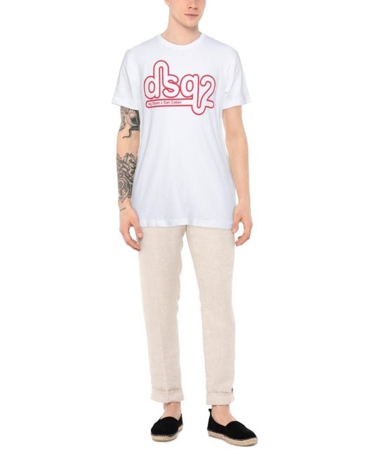 Camiseta DSquared² de hombre de color White
