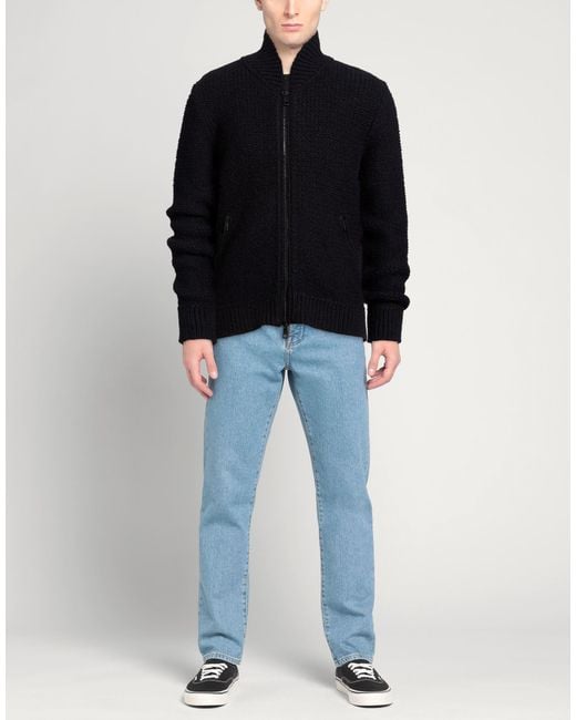 Giorgio Brato Blue Cardigan Alpaca Wool, Merino Wool, Nylon for men