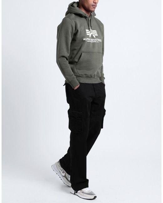 Alpha Industries Gray Sweatshirt for men