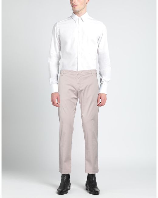 Entre Amis Pink Pants Cotton, Polyester, Elastane for men