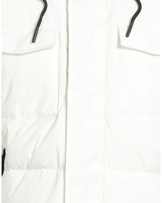 Dekker White Puffer Polyester, Elastane for men