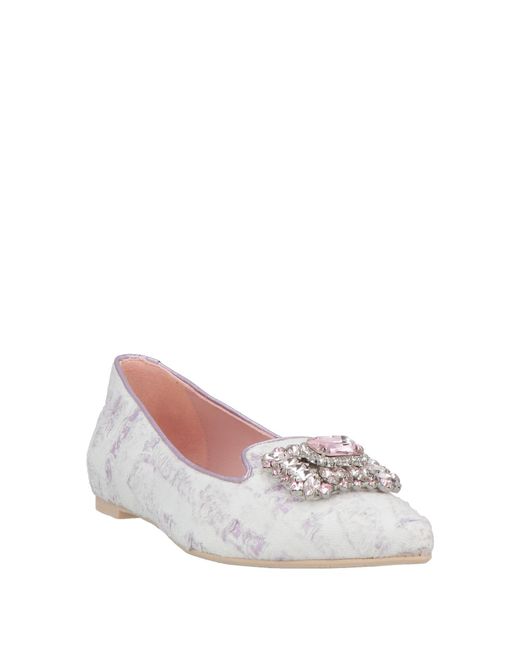 Ras White Loafers