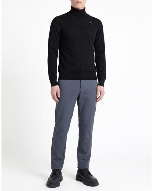 K-Way Black Turtleneck for men