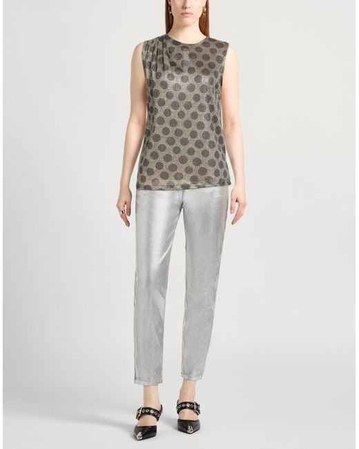 Siyu Gray Top Viscose, Polyamide, Polyester