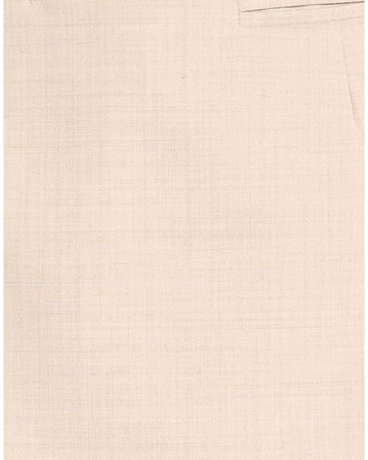 Nineminutes Natural Sand Mini Skirt Polyester, Wool, Elastane