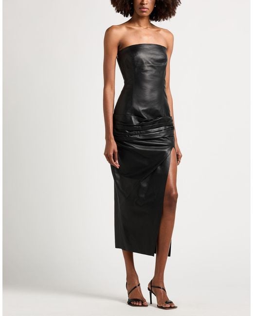 The Attico Black Maxi Dresses