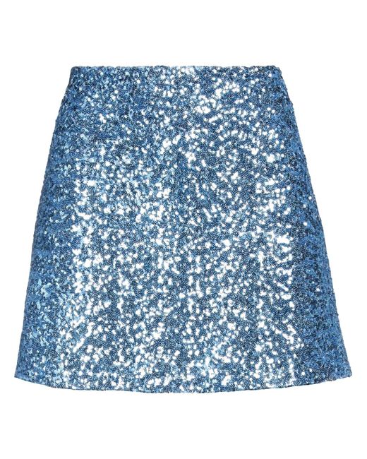 In the mood for love Blue Mini Skirt