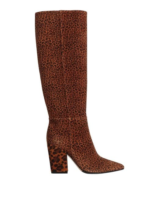 Sergio Rossi Brown Camel Boot Soft Leather