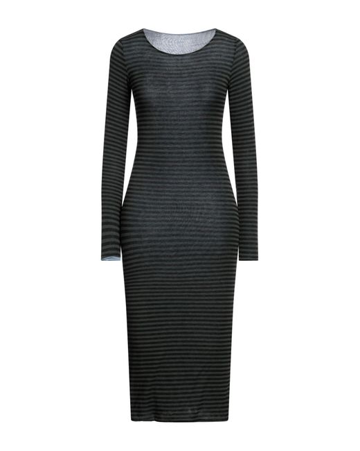 Brand Unique Black Midi-Kleid