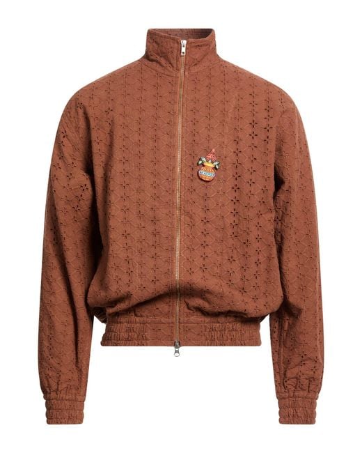 Kardo Brown Jacket Cotton for men