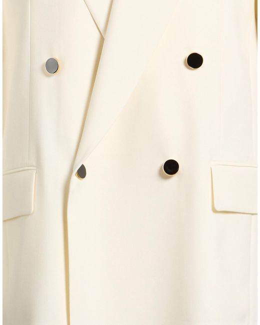 Lardini Natural Blazer Polyester, Wool, Elastane for men